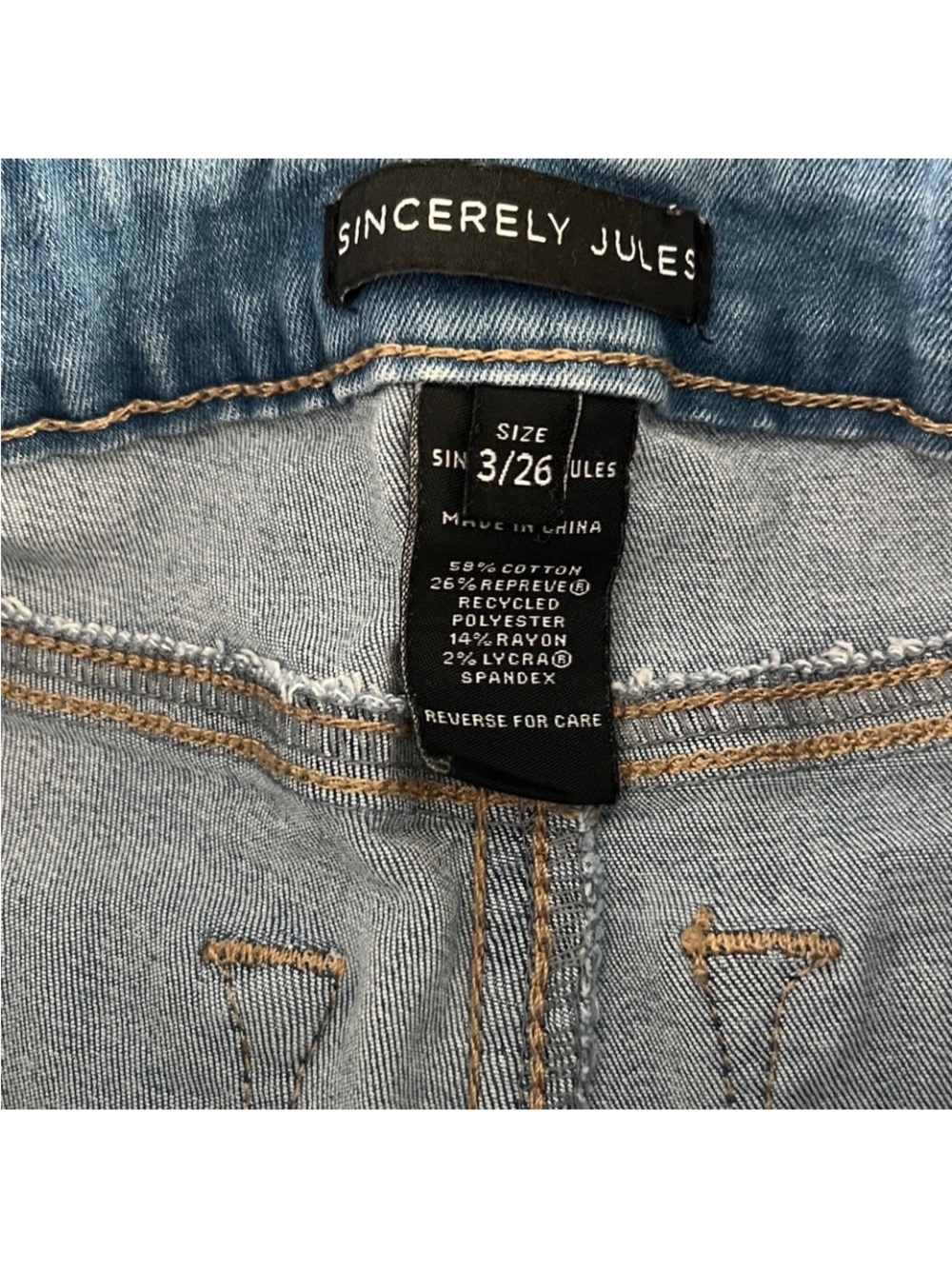 Sincerly Jules Spilt Ankle Jeans - Picture 8 of 10